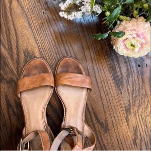 Frye brown leather sandals